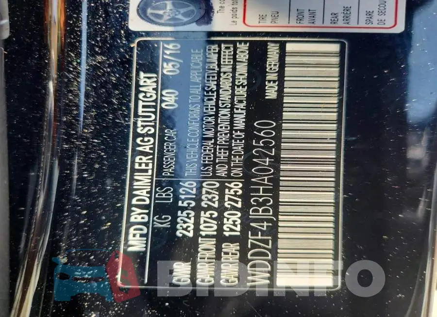 WDDZF4JB3HA042560 Photo# 12