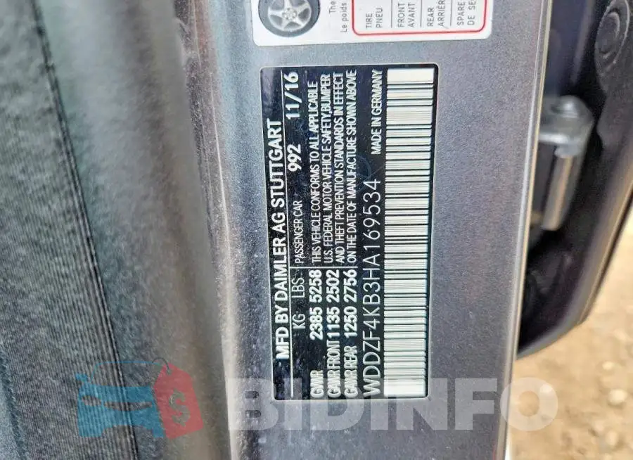 WDDZF4KB3HA169534 Photo# 12