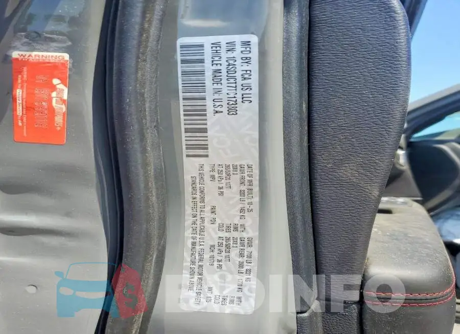 1C4SDJCT7TC173803 Photo# 12