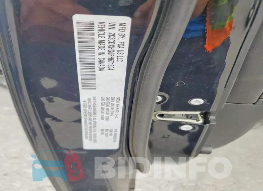 2C3CDXHG0PH671304 Photo# 12