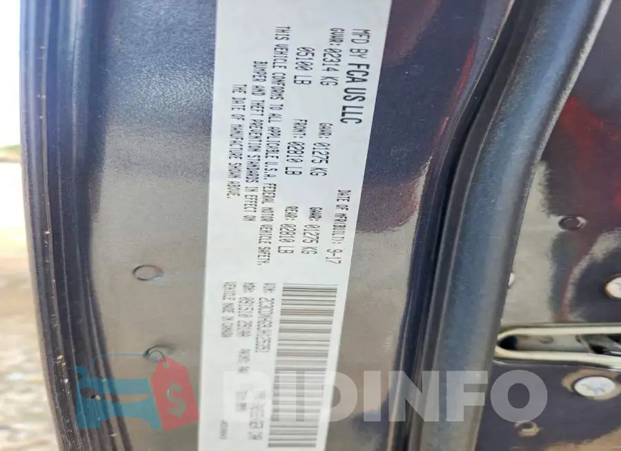 2C3CDXHG9JH125351 Photo# 13