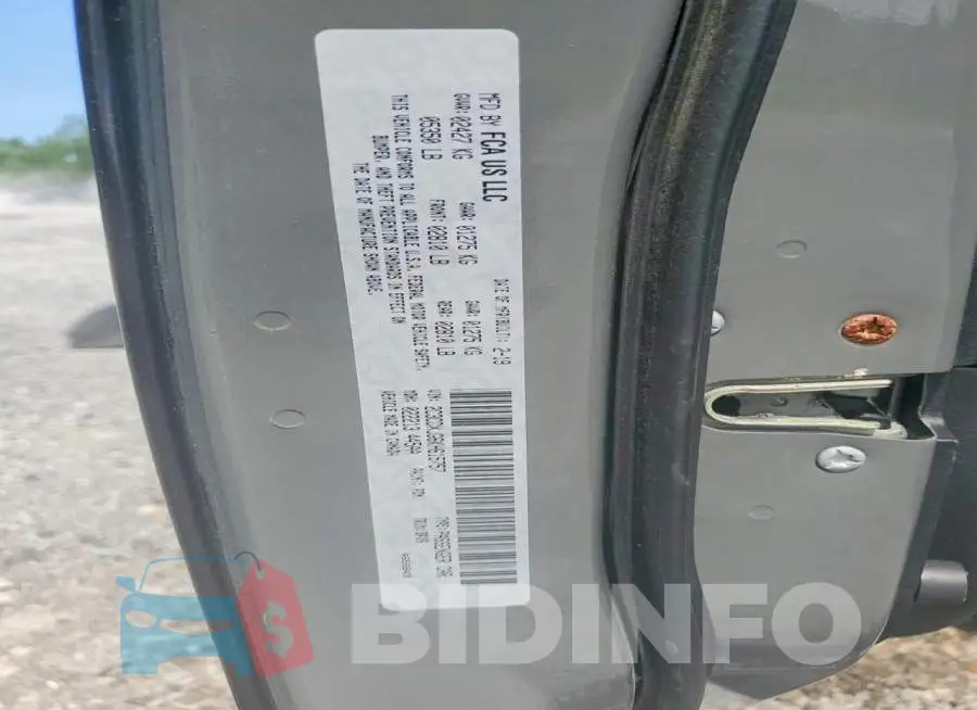 2C3CDXJG6KH615757 Photo# 13