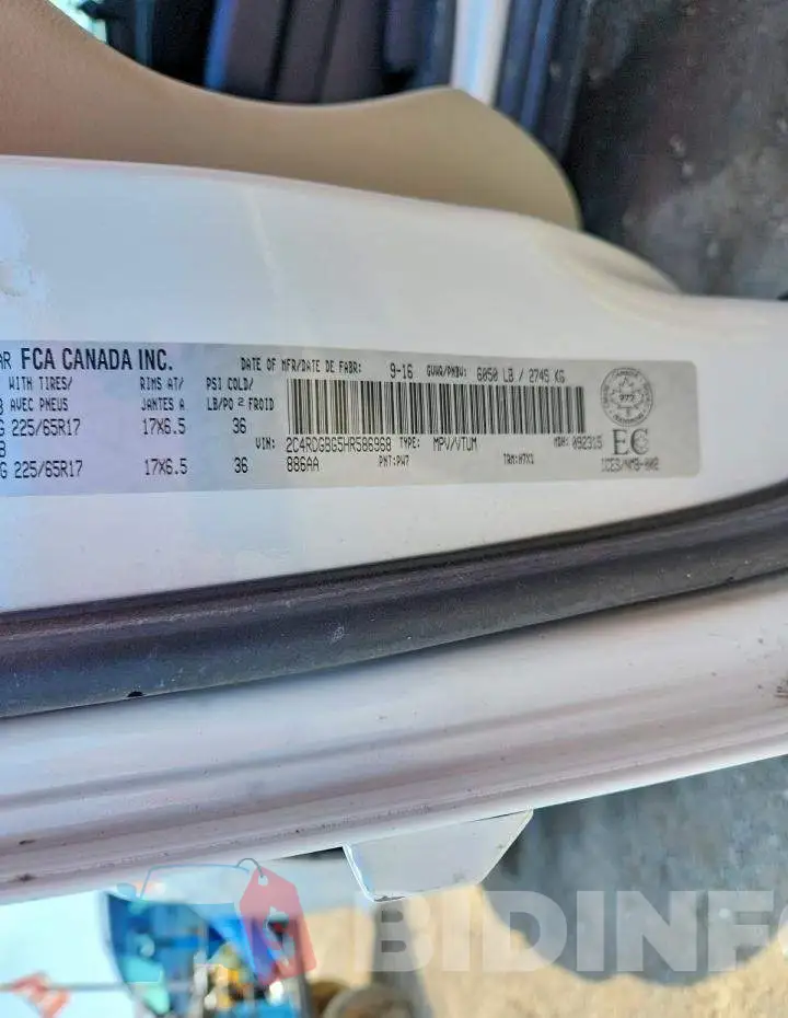 2C4RDGBG5HR586968 Photo# 14