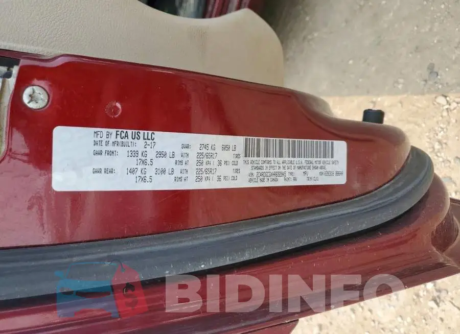 2C4RDGCGXHR692945 Photo# 13