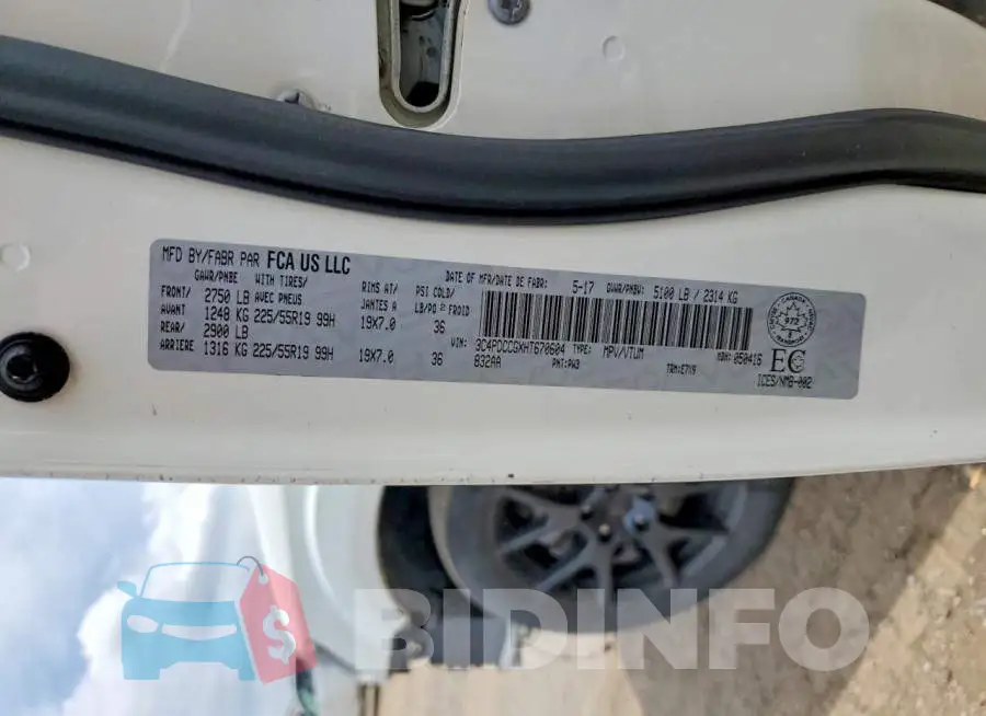 3C4PDCCGXHT670604 Photo# 13