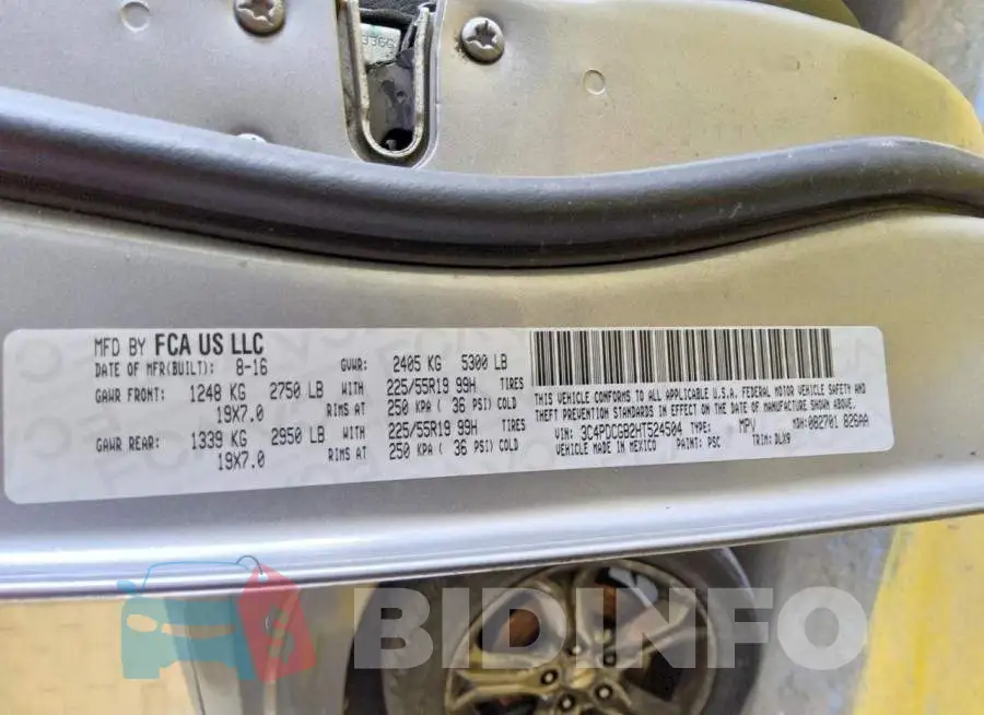 3C4PDCGB2HT524504 Photo# 13