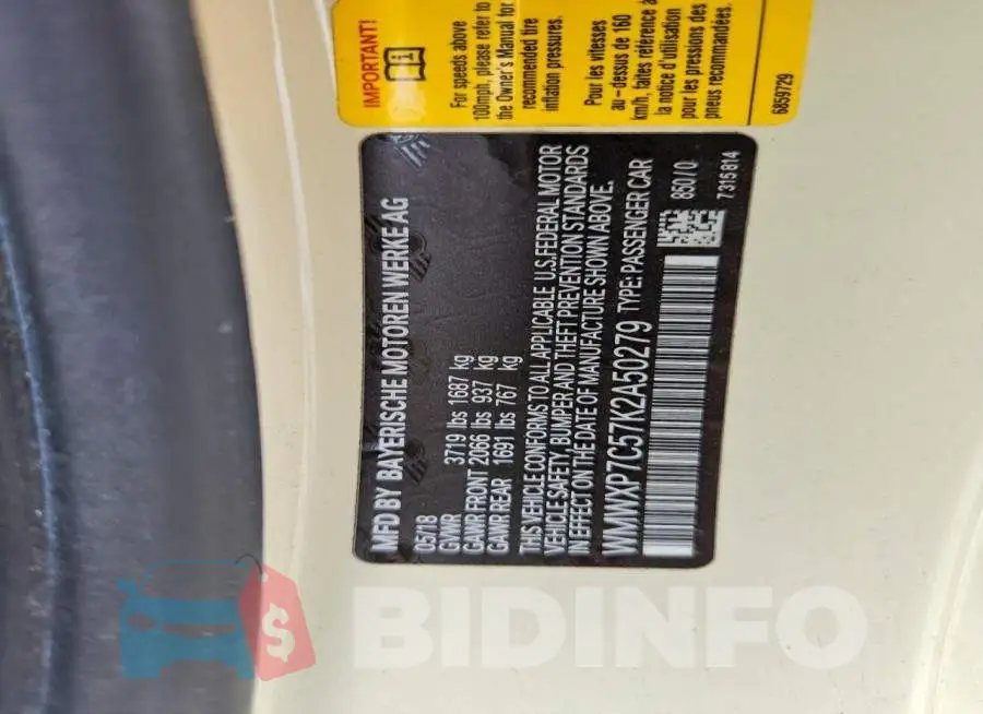 WMWXP7C57K2A50279 Photo# 12