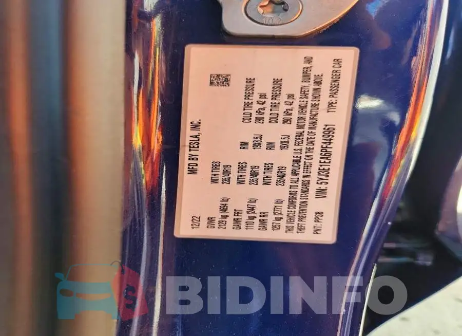 5YJ3E1EA6PF449961 Photo# 12