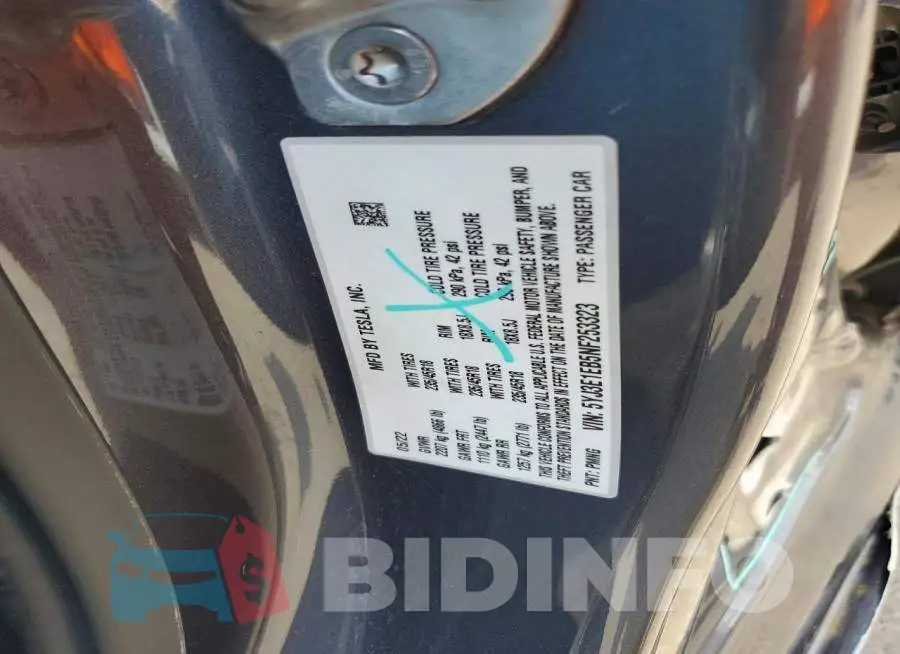 5YJ3E1EB5NF253323 Photo# 12