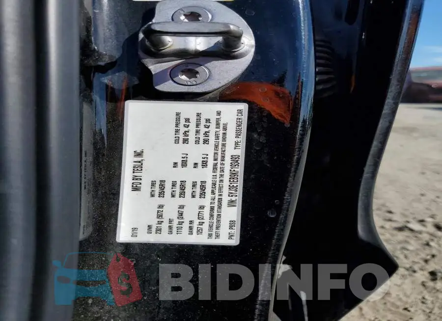5YJ3E1EB9KF193493 Photo# 12