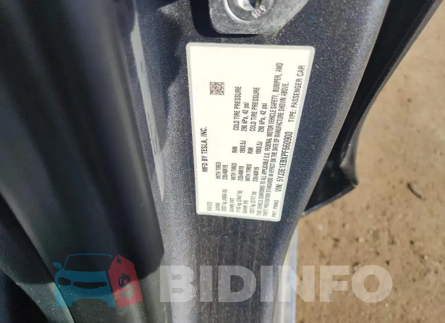 5YJ3E1EBXPF660900 Photo# 12