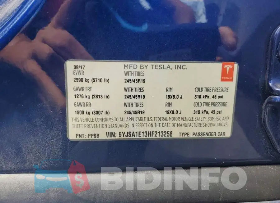 5YJSA1E13HF213258 Photo# 12