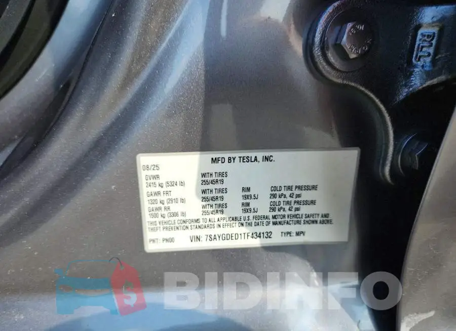 7SAYGDED1TF434132 Photo# 13