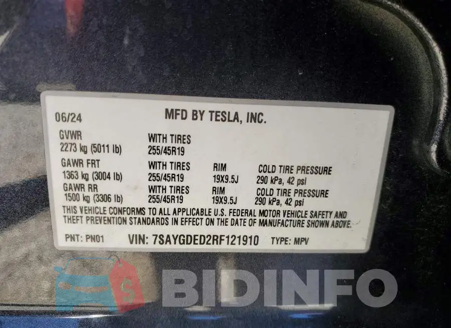 7SAYGDED2RF121910 Photo# 13
