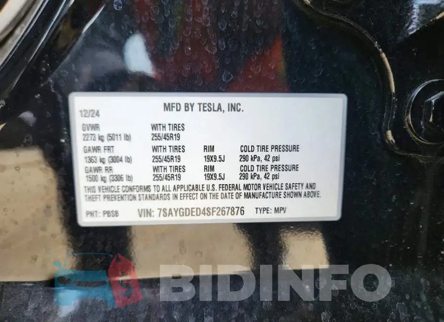7SAYGDED4SF267876 Photo# 13