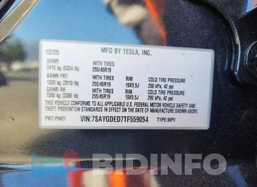 7SAYGDED7TF559054 Photo# 14
