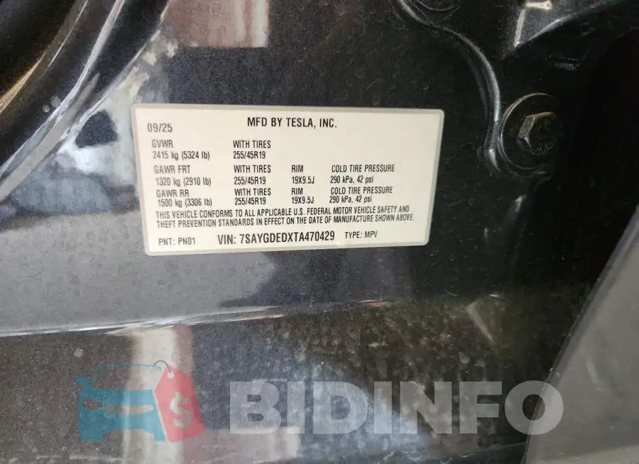 7SAYGDEDXTA470429 Photo# 13