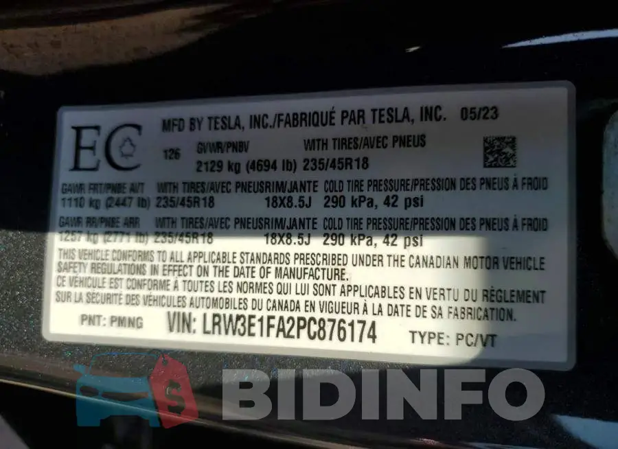 LRW3E1FA2PC876174 Photo# 12