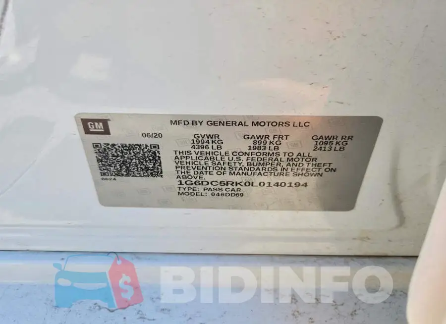 1G6DC5RK0L0140194 Photo# 12