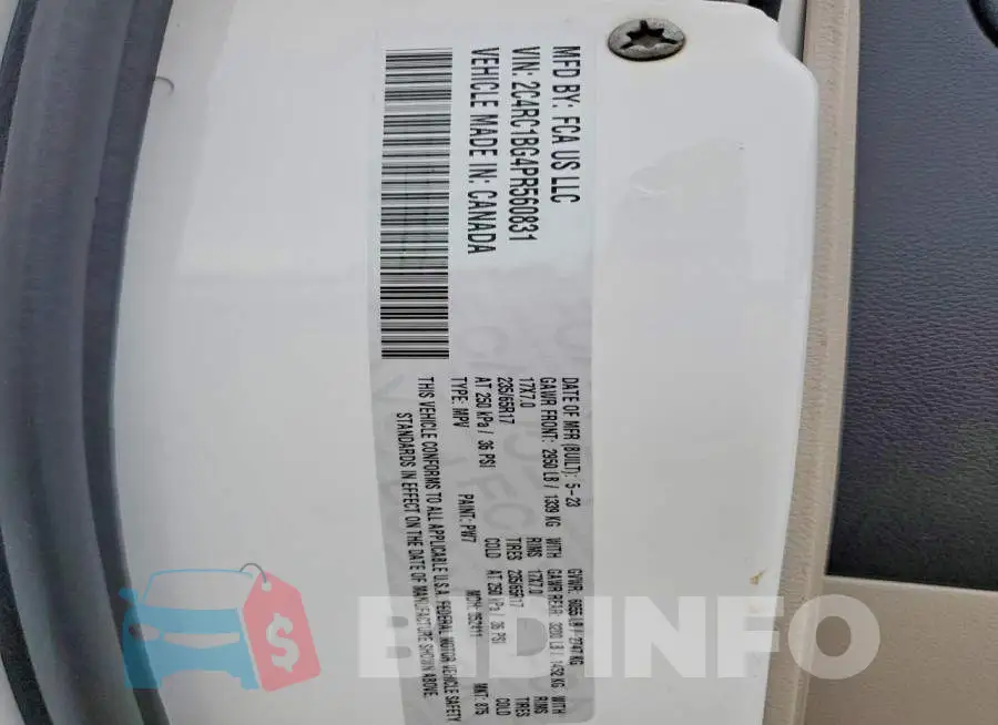 2C4RC1BG4PR560831 Photo# 13