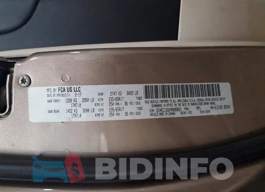 2C4RC1DG2HR689021 Photo# 13