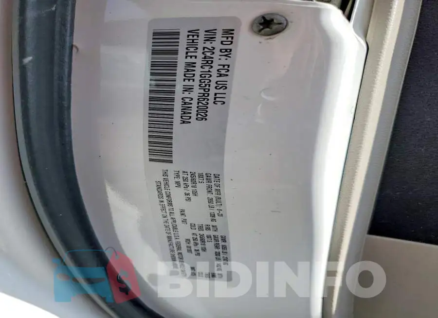 2C4RC1GG5PR620026 Photo# 13