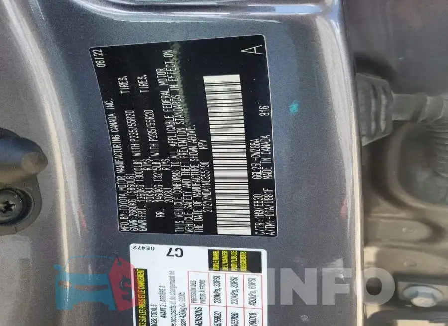 2T2YZMDA1NC355190 Photo# 13