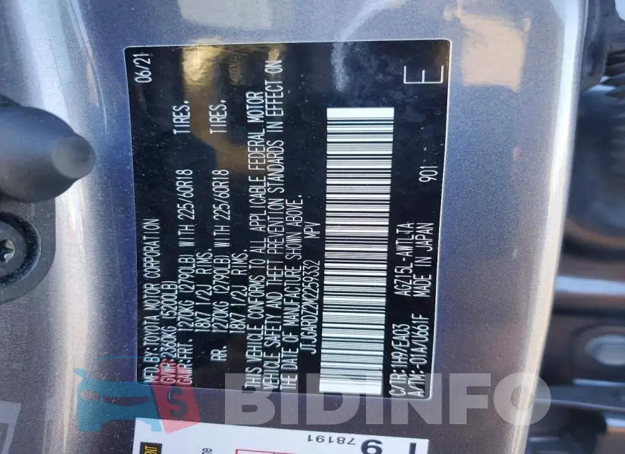 JTJGARDZ2M2259332 Photo# 13