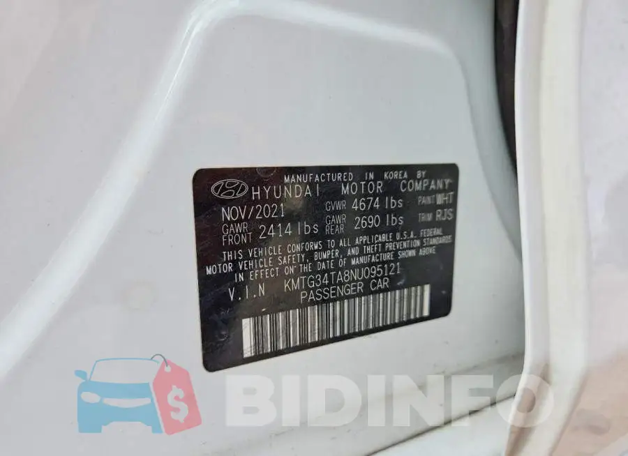 KMTG34TA8NU095121 Photo# 12