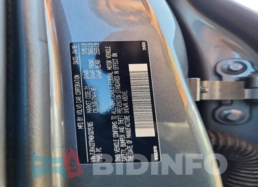 7JRA22TM6KG015185 Photo# 13