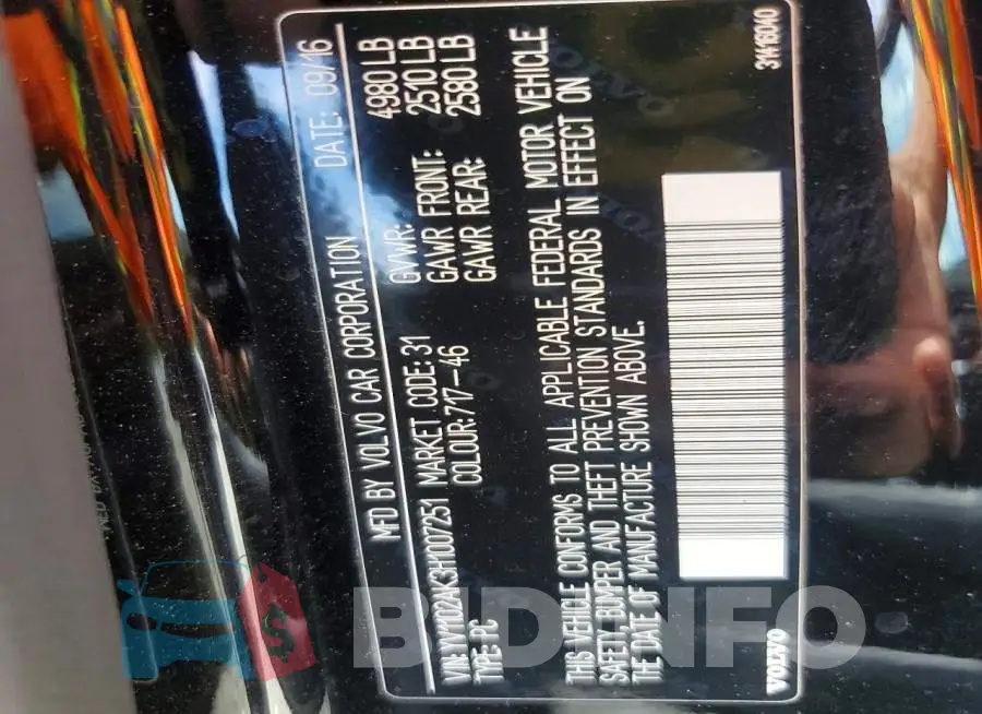 YV1102AK3H1007251 Photo# 12