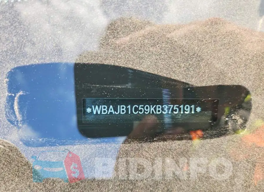 WBAJB1C59KB375191 Photo# 13