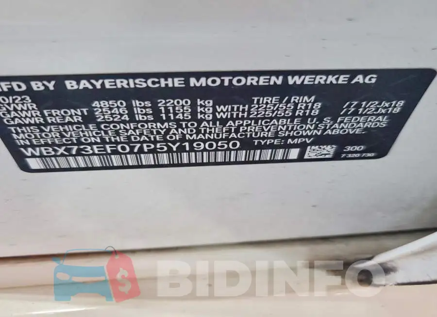 WBX73EF07P5Y19050 Photo# 12