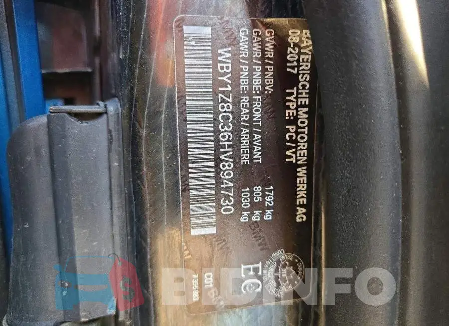 WBY1Z8C36HV894730 Photo# 12