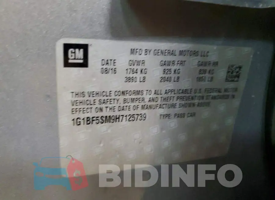 1G1BF5SM9H7125739 Photo# 12