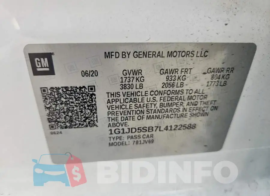 1G1JD5SB7L4122588 Photo# 12