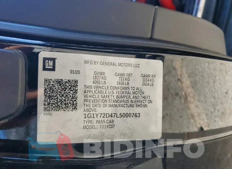 1G1Y72D47L5000763 Photo# 13