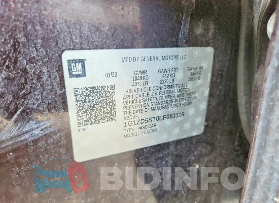 1G1ZD5ST0LF083116 Photo# 12