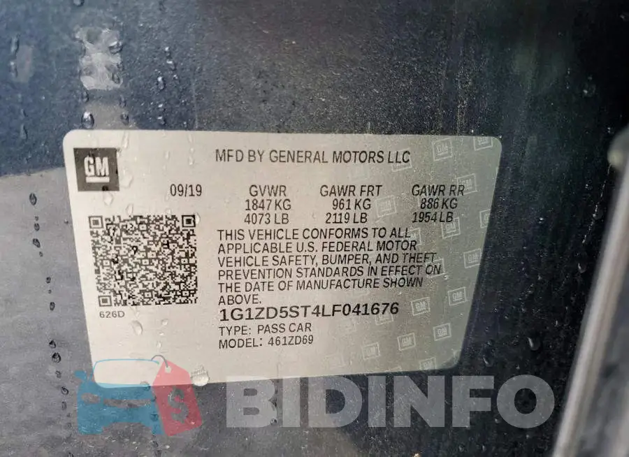 1G1ZD5ST4LF041676 Photo# 12
