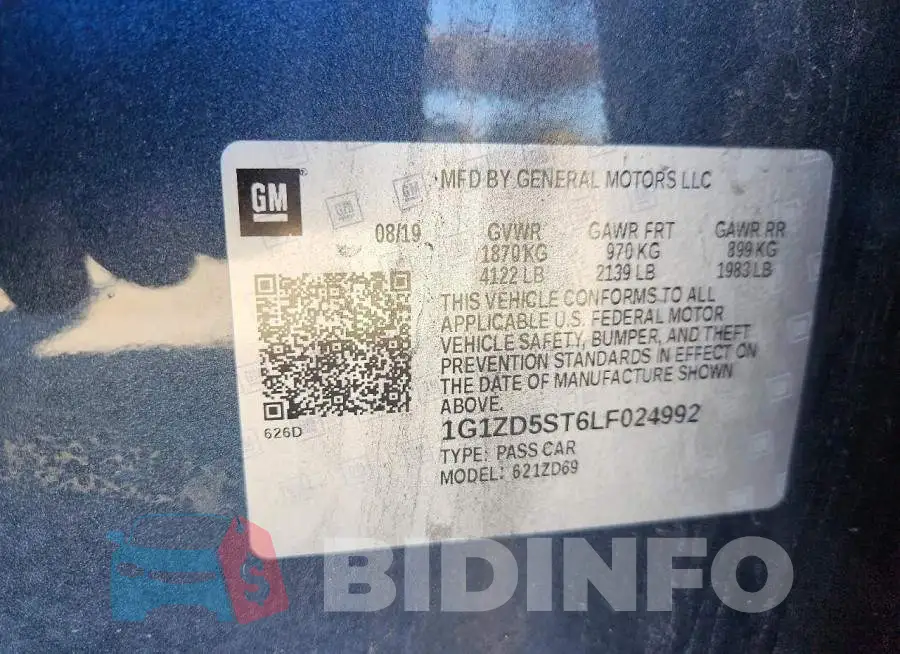 1G1ZD5ST6LF024992 Photo# 12