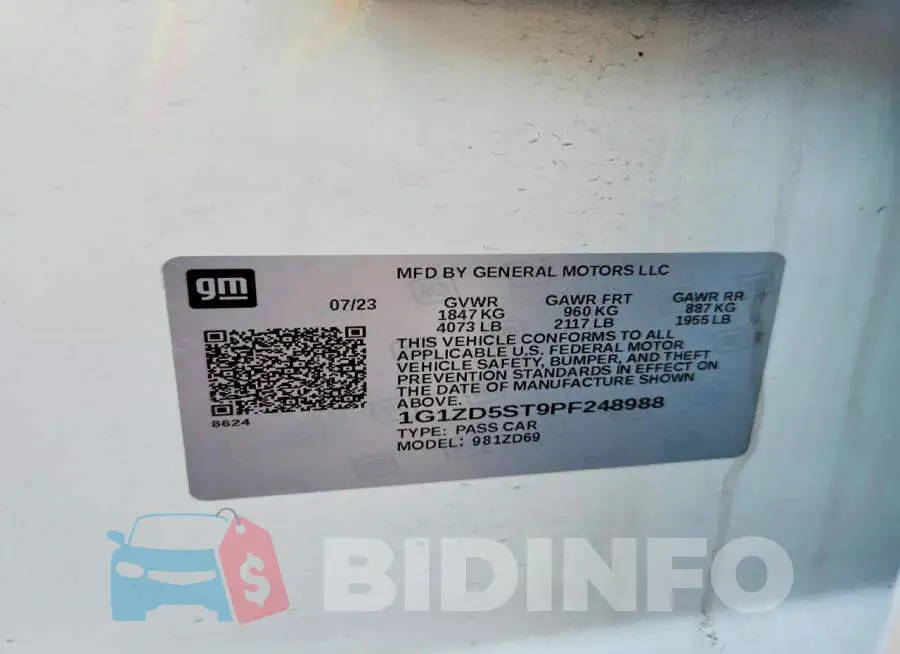 1G1ZD5ST9PF248988 Photo# 12