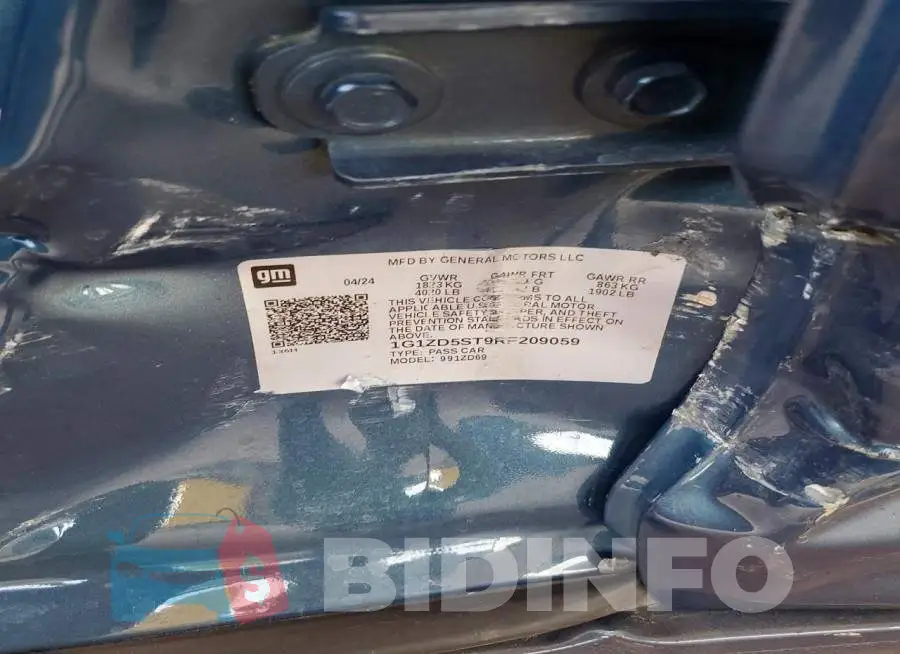 1G1ZD5ST9RF209059 Photo# 12