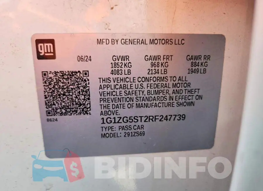 1G1ZG5ST2RF247739 Photo# 12