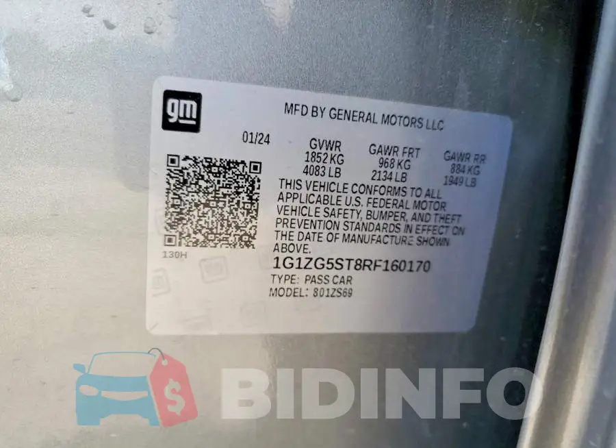 1G1ZG5ST8RF160170 Photo# 12