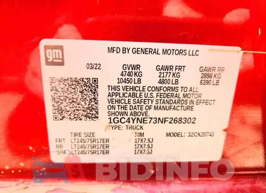 1GC4YNE73NF268302 Photo# 13