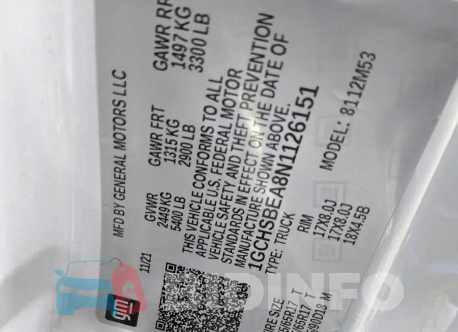1GCHSBEA8N1126151 Photo# 13