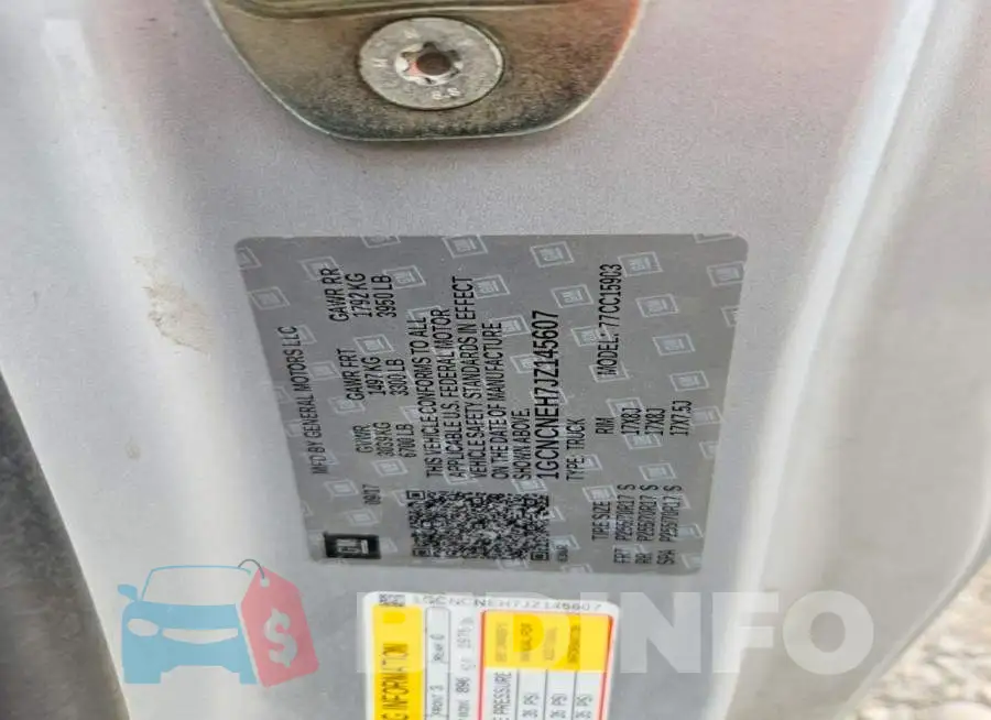 1GCNCNEH7JZ145607 Photo# 12