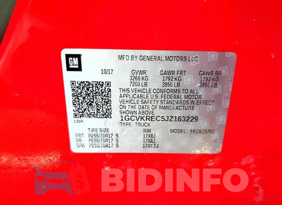 1GCVKREC5JZ163229 Photo# 12