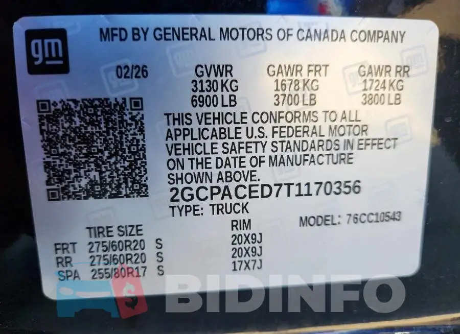2GCPACED7T1170356 Photo# 13