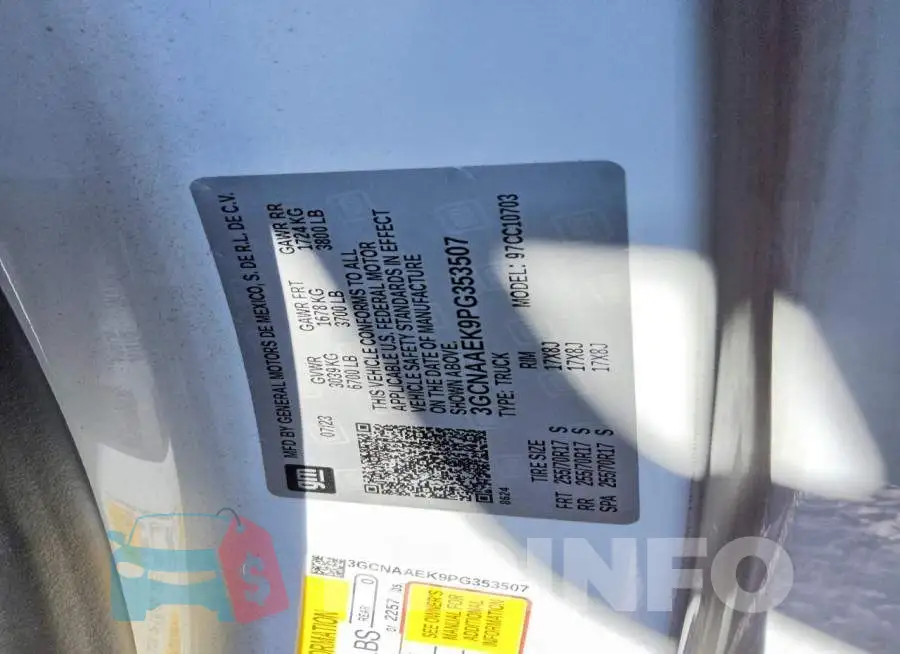 3GCNAAEK9PG353507 Photo# 12